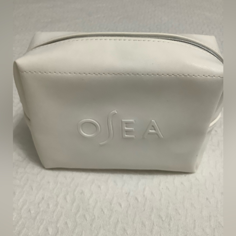 OSEA White Cosmetic Bag